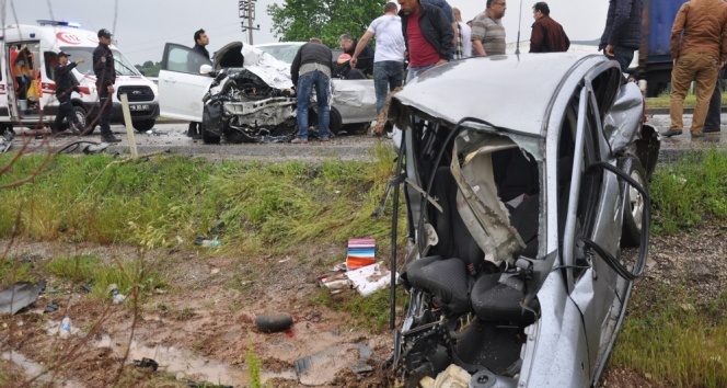 Parampar�a olan ara�tan sa� kurtuldu