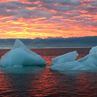 80 metrelik buzul eridi 