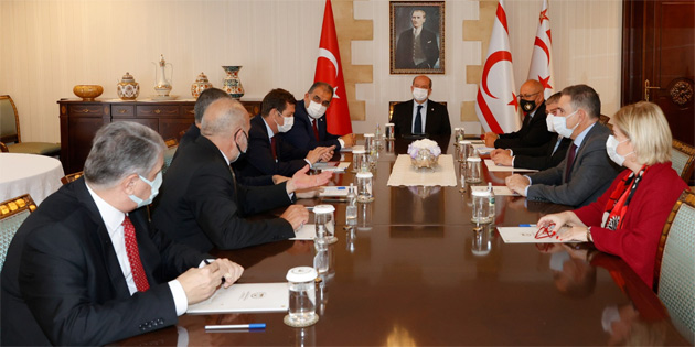 Cumhurbakanl’nda ekonomi konulu toplant yapld 