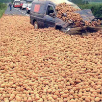 Paketlenmi kaak patatesler 
