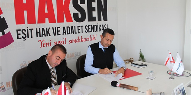HAKSEN ile Creditwest Bank arasnda i birlii protokol imzaland 