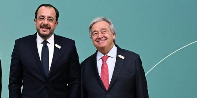 Hristodulidis Bak�’de Guterres ve Fidan ile bir araya geldi 