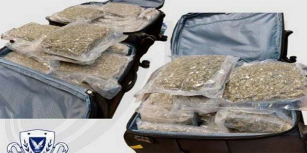 Larnaka Havaliman�’nda 35 kilo hintkeneviri ele ge�irildi 