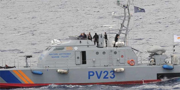 RMMO ve Rum Liman ve Deniz Polisi L�bnan a��klar�nda devriyede 