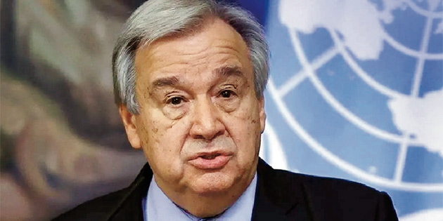 GUTERRES’�N HEDEF� S�RATLE M�ZAKERE MASASI KURULMASI 
