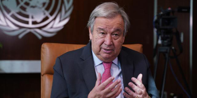 GUTERRES’�N B�R PLANI VAR! 