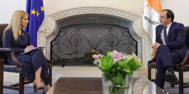 Hristodulidis ve Dimitriu bir araya geldi 