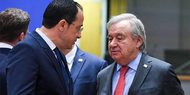 Hristodulidis Guterres’in 3’l ya da 5’li grme nerdiini savundu 