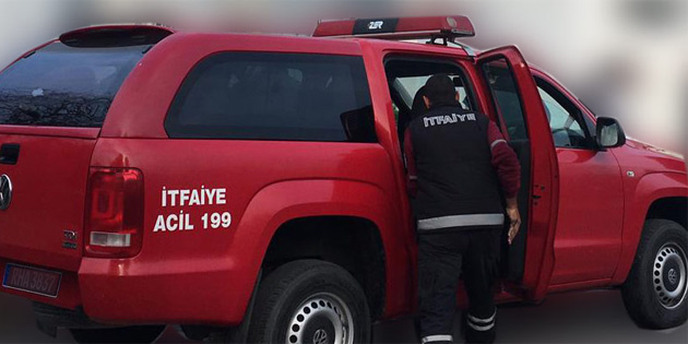 Seyir halindeki ara� alev ald�