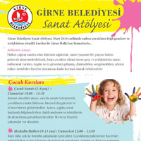 Girne Belediyesi Sanat Atlyesi yeniliklerine devam ediyor 