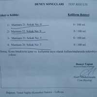 LEFKOA’NIN SUYU TEMZ IKTI