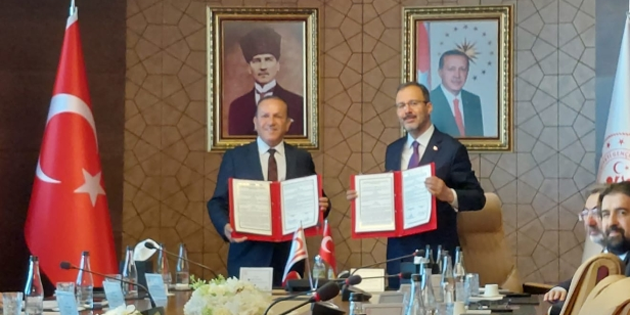 TC ve KKTC hkmetleri arasnda 'Genlik ve Spor Alannda birlii Protokol' imzaland 