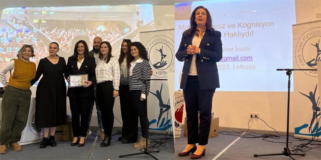 Fizyoterapistler Dernei ncirli’yi tebrik ederek baarlar diledi