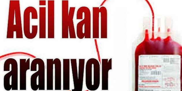 A Rh (-) negatif kan aranyor!