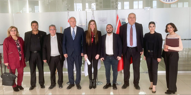 Y�DAK, Onbe� Kas�m K�br�s �niversitesi’ni fiziki altyap�y� incelemek �zere ziyaret etti