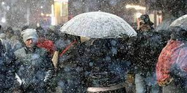 Hava s�cakl��� d��ecek, yar�ndan itibaren ya�mur, sal� g�n� kar bekleniyor