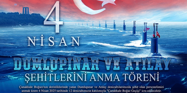 TC Deniz Kuvvetleri 12 denizalt�yla '�anakkale Bo�az Ge�i�i' yapacak