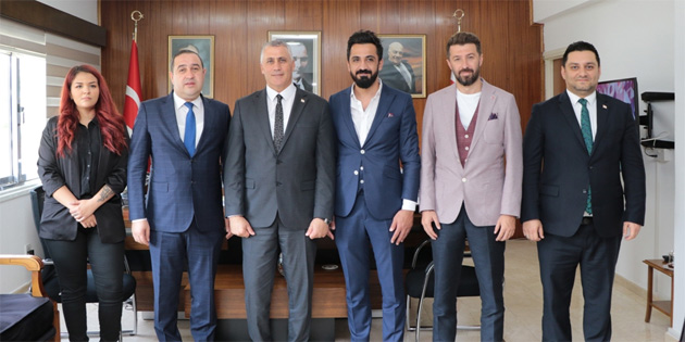 Maliye Bakan Amcaolu, Osmaniye Gazeteciler Cemiyeti Bakan Avc ve beraberindeki heyeti kabul etti 