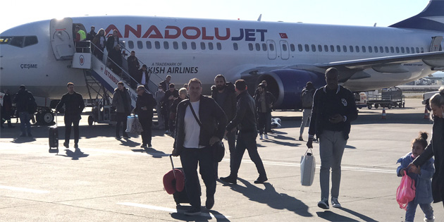 Ercan Havaliman� be� g�nde 345 u�ak ve 43 bin 241 yolcuya hizmet verdi