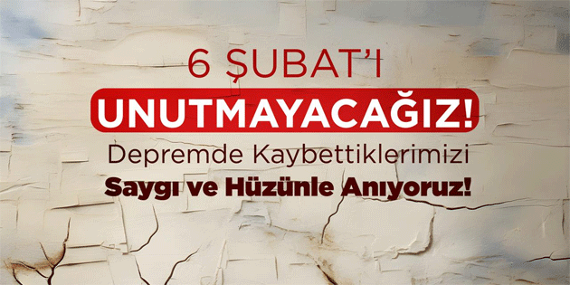 Tabipler Birlii: “6 ubat’ Unutmayacaz; depremde kaybettiklerimizi sayg ve hznle anyoruz”
