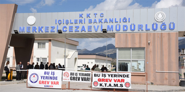 Merkezi Cezaevinde grev yeniden ba�lad� 