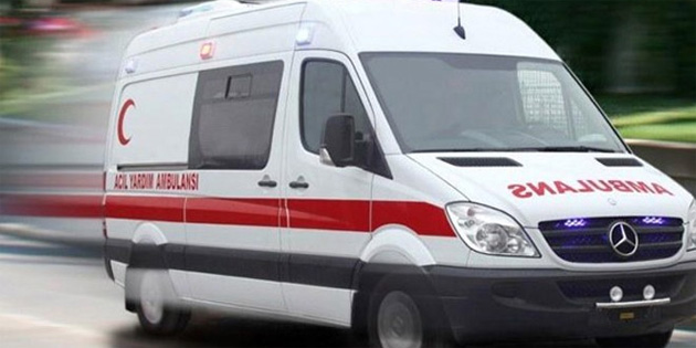 Trafik kazasna karan ambulans ofr tutukland 