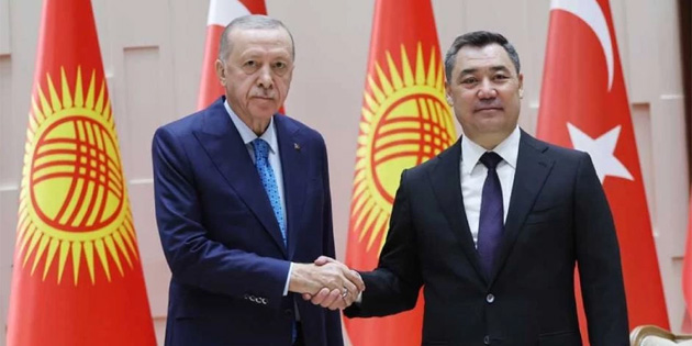 Erdoan, Krgzistan'a KKTC'ye destei iin teekkr etti