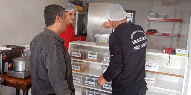 De�irmenlik Ak�nc�lar Belediyesi aral�k ay�nda 41 i� yerini denetledi