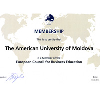 Moldova Amerikan �niversitesi’ne ECBE’den akreditasyon 