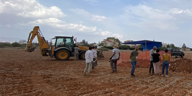 Akova’da yaplan dolap kuyusu kazsnda bir Kbrsl Rum’a ait olduu dnlen kalntlara ulald