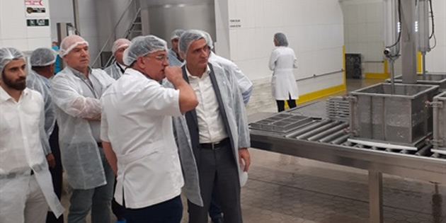 Bakan Ouz Arden Gda hellim tesisini ziyaret etti 