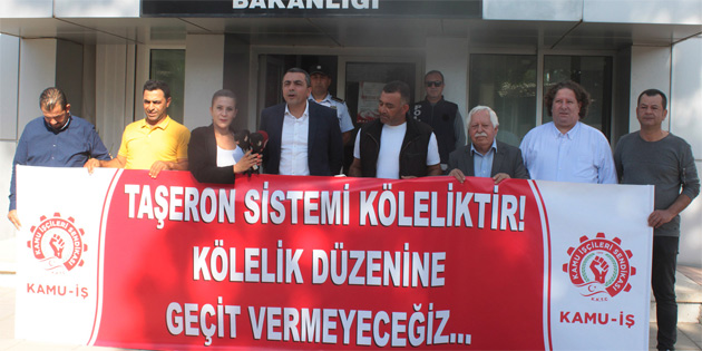 'Ta�eron sistemi k�leliktir, k�lelik d�zenine ge�it vermeyece�iz' 