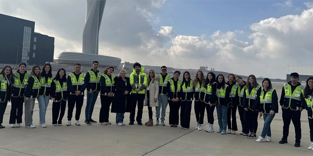 DA Sivil Havaclk Kabin Hizmetleri Program rencileri stanbul’da acil durum eitimine katld