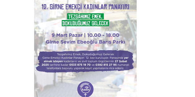 12. Emeki Kadnlar Panayr 9 Mart’ta