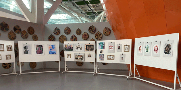 Diren Sanvar’n “fadeler” sergisi Ercan Havaliman’nda ald