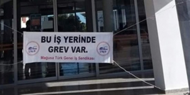 Gazimausa Belediyesi alanlar uyar grevinde 