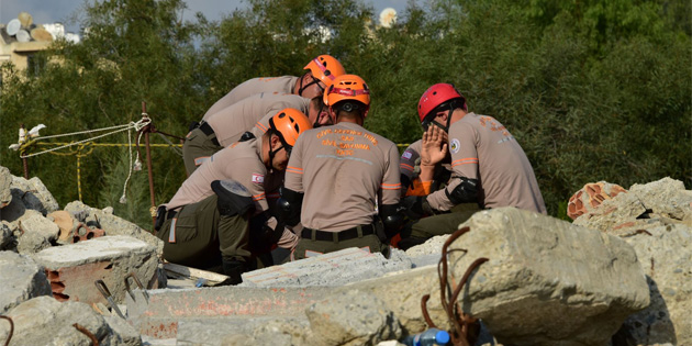 Sivil Savunma ile AFAD “M��terek Arama Kurtarma Tatbikat�” icra ediyor