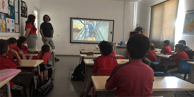 “�� Sa�l��� ve G�venli�i” konulu �izgi film ilkokullarda g�sterildi