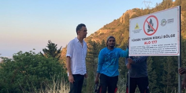Beylerbeyi Muhtarl'ndan, tabelalarla ateli piknik yasa uyars 