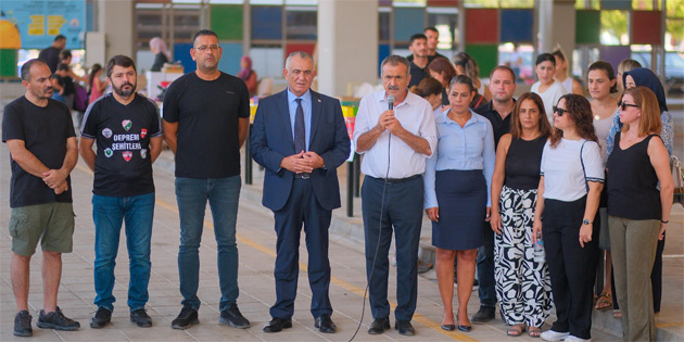 Gazimausa’da “Okul Balyor Pazar” kuruldu 