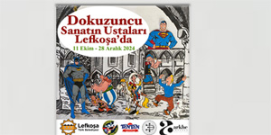 “9. Sanat’n Ustalar Lefkoa’da” sergisi Cuma gn alyor