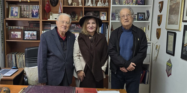 irin Zaimaaolu Hakk Atun ve Burhan Atun’u ziyaret etti
