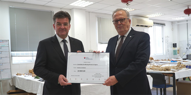 Slovakya Cumhuriyeti Kayp ahslar Komitesi’ne 10 bin Euro’luk bata bulundu 