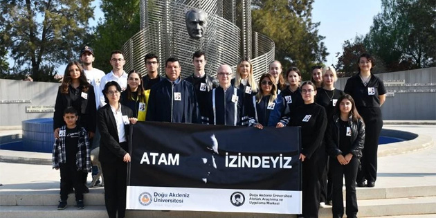  DA'de Atatrk'e anma