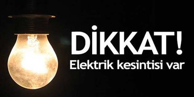 Turun�lu b�lgesinde 7 saatlik elektrik kesintisi