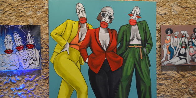 �a�da� Resim Sergisi Girne Belediyesi Sanat Galerisi’nde a��ld� 