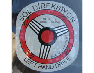 Sol direksiyonlu aralara ‘amblem’ geliyor 