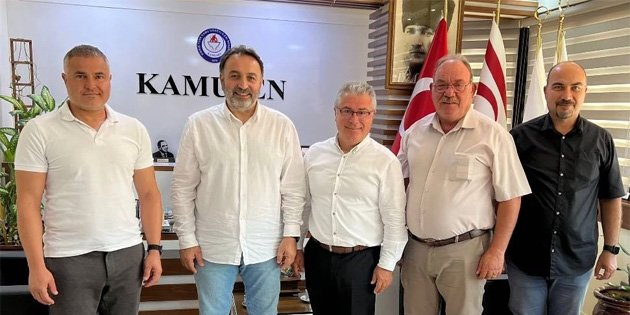 UBP Genel Bakan aday Karaveliolu, Kamu-Sen’i ziyaret etti