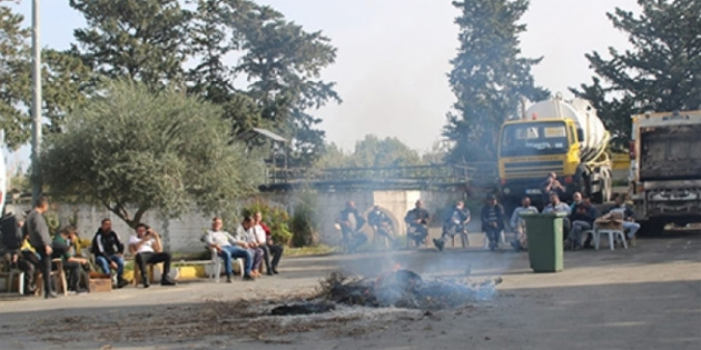 BES, Lapta Belediyesi’nde sresiz i brakma eylemi balatt 