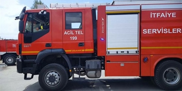 Bademlik�y’de ev yand� 